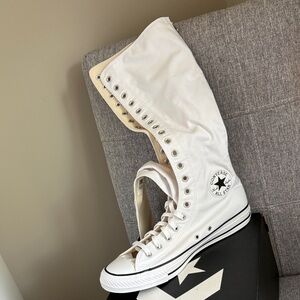 Converse Women's White Knee-High Sneakers